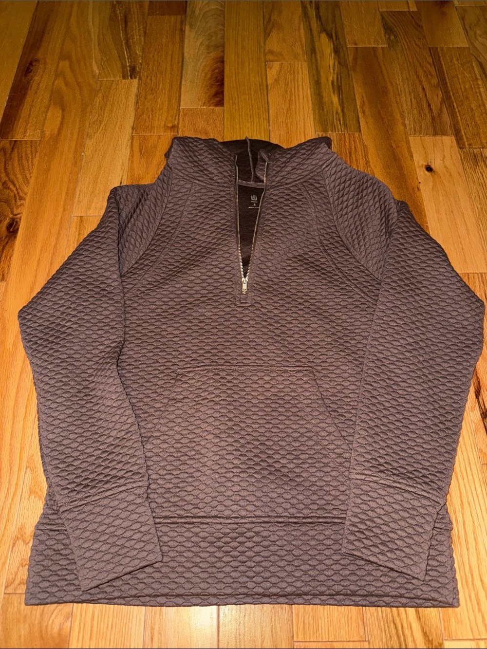 Ideology Quilted Zip-Up Sweater Pullover - Size S